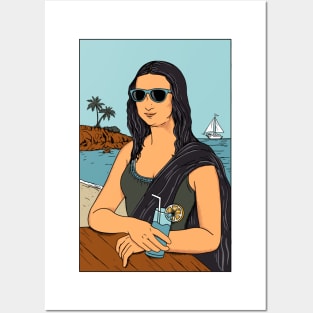 Mona Lisa Beach Posters and Art